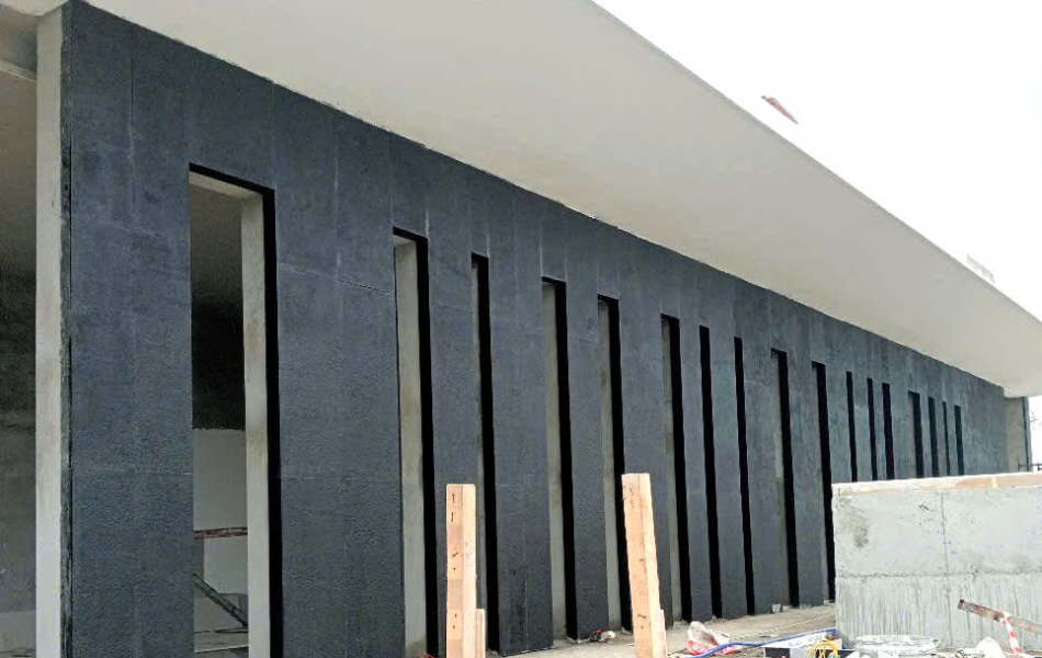 Đá Bazan đen đốt mặt
