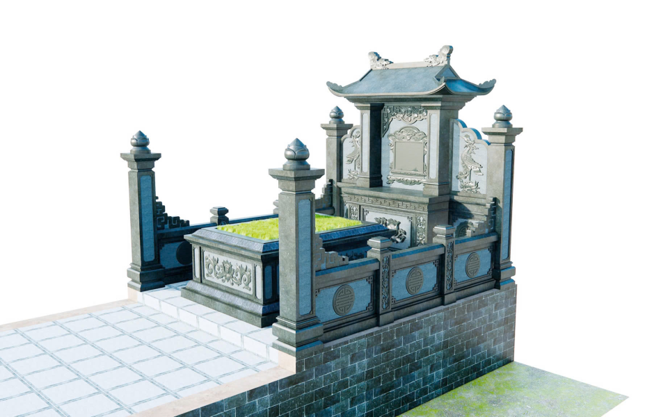 Lăng mộ đ&aacute; mỹ nghệ