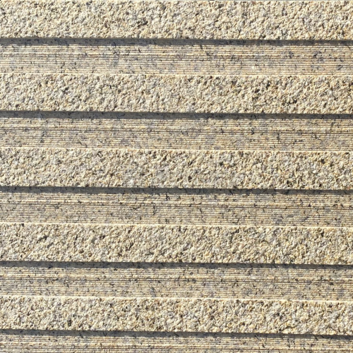 Đ&aacute; Granite vàng đậm băm xẻ rãnh 3cm cách 3cm